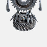 Paper Weight Made Up Of Recycled Metal In A shape Of Owl