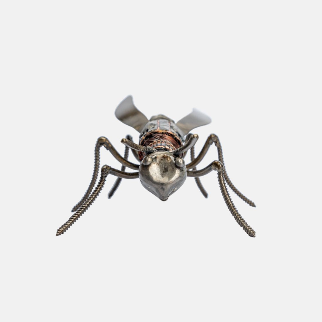 Paper Weight Madeup Of Recycled Bolts In A Shape Of Wasp