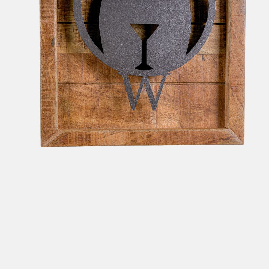 Toilet Sign Boards Madeup Of Rough Natural Mango Wood