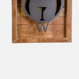 Toilet Sign Boards Madeup Of Rough Natural Mango Wood