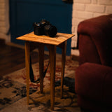 Acacia Natural Wood Side Table