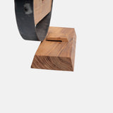 Natural Wood And Metal Finish Table Clock