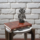 Paper Weight Made Up Of Recycled Metal In A shape Of Owl