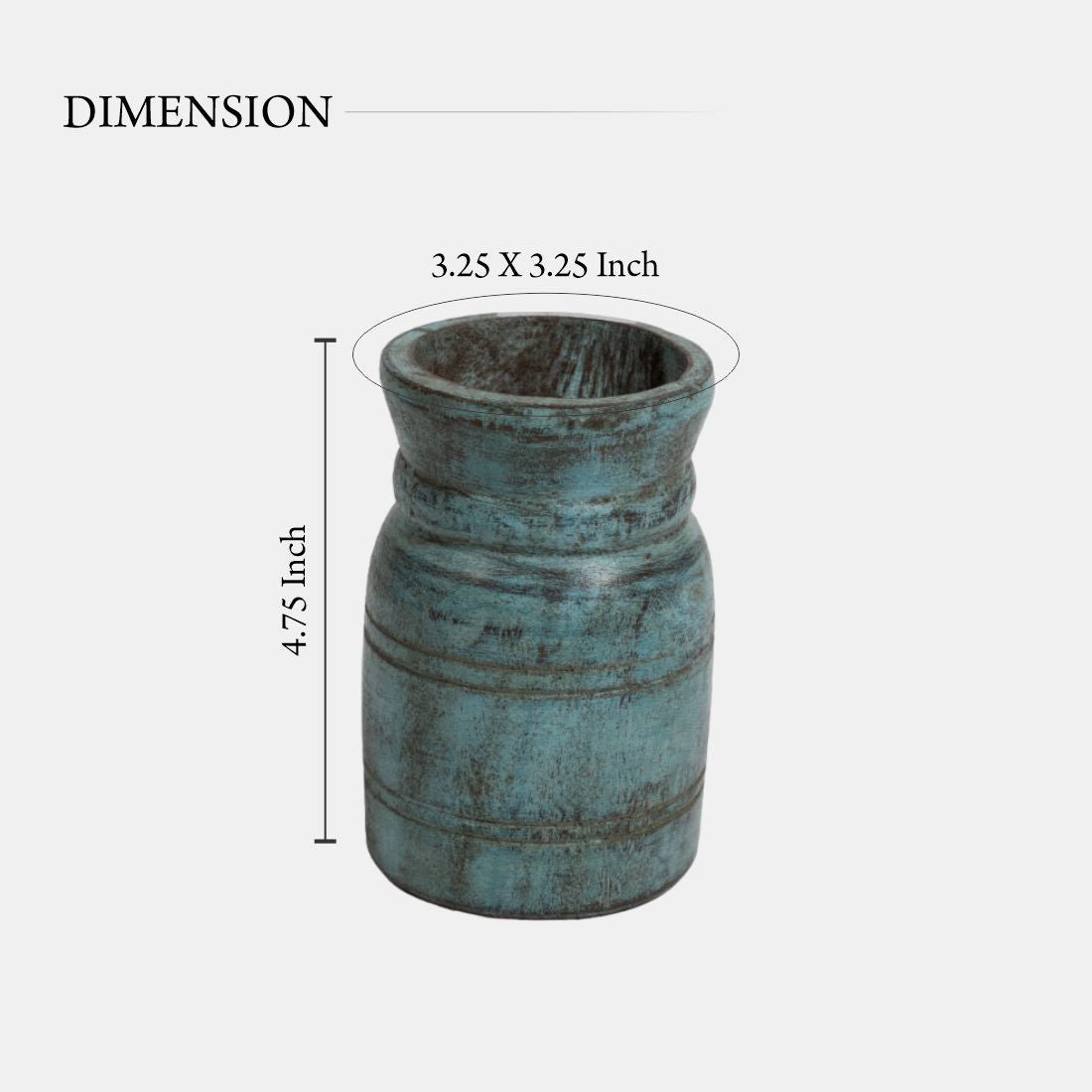 Beautiful Old Indian Measuring Pot