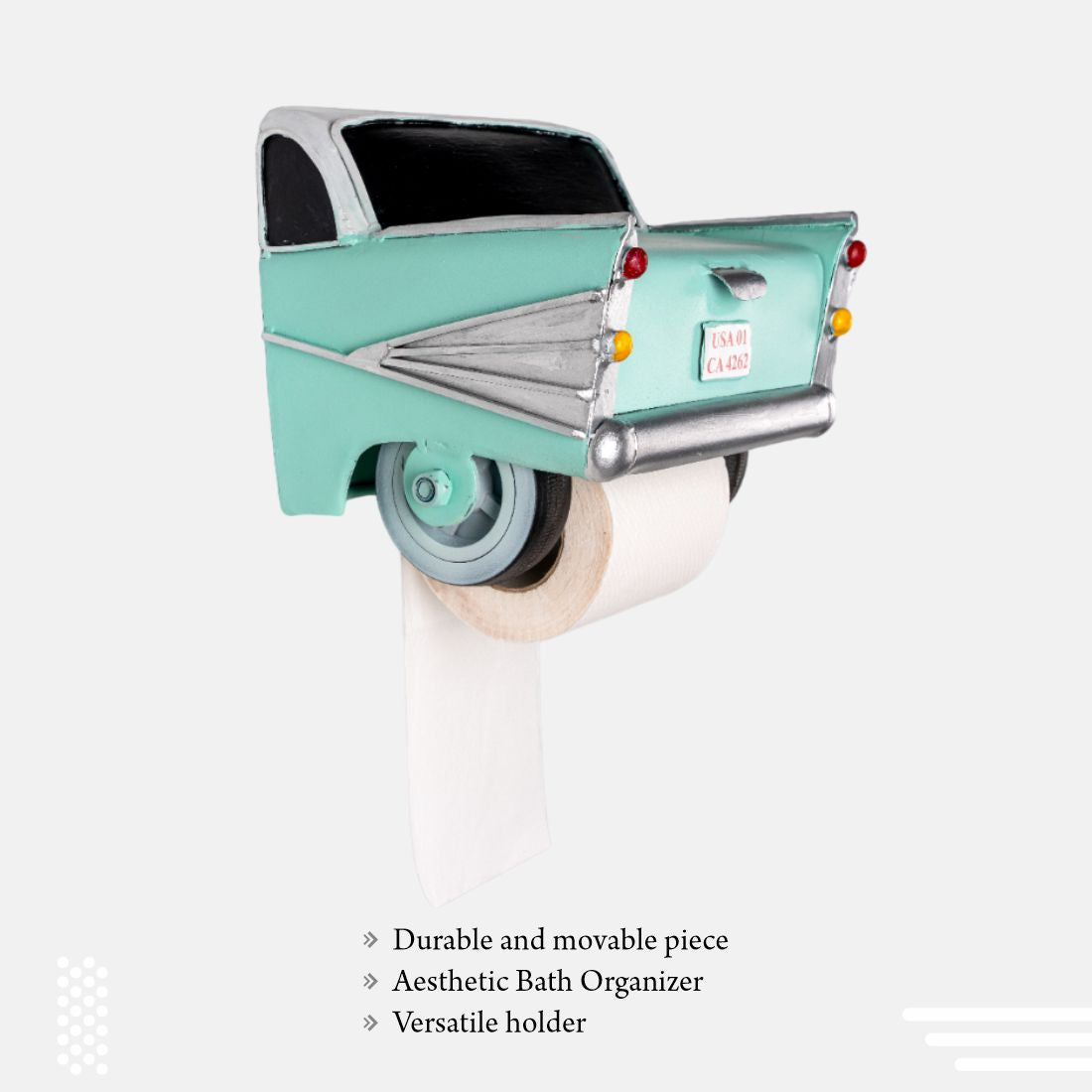 Vintage Car Design Wall Mount Toilet Roll Holder